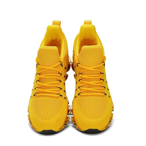Image of Mens Running Shoes Mesh Breathable Trail Runners Fashion Sport Blade Walking Tennis Sneakers