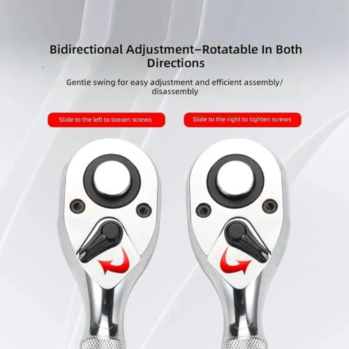 Clé à cliquet réversible double sens 72 dents cliquet compact