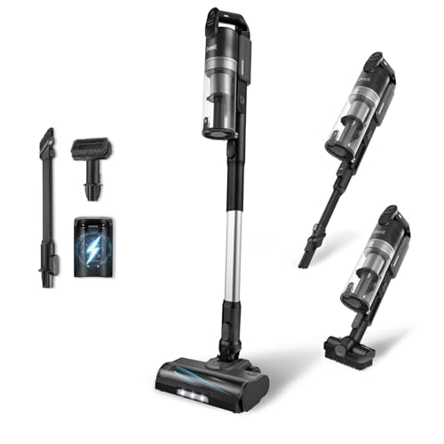 Levoit Akku Staubsauger - 70 Min Laufzeit - 99,99 Prozent HEPA Filtrationseffizienz - Mini Motorbürste für Tierhaare - LED Display - Anti Hair Wrap - Kabelloser Akkusauger für Auto/Teppich/Hartböden Levoit Akku Staubsauger - 70 Min Laufzeit - 99,99 Prozent HEPA Filtrationseffizienz - Mini Motorbürste für Tierhaare - LED Display - Anti Hair Wrap - Kabelloser Akkusauger für Auto/Teppich/Hartböden