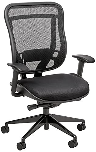 Space Seating Breathable Mesh High Back And Padded Seat, Ultra 2-To-1 Synchro Tilt Control, Seat Slider And Gunmetal Finish Executive Chair #TOP19