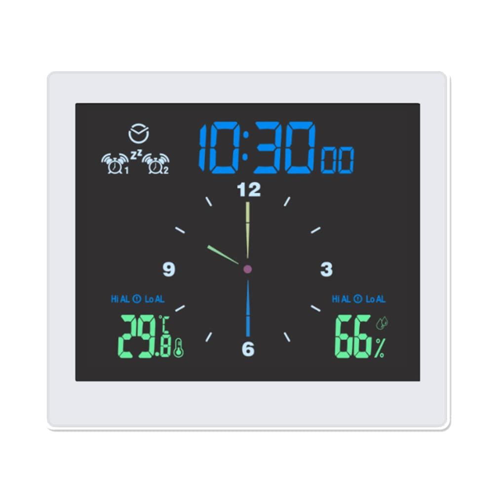 berjalan Bathroom Waterproof Wall Clock Shower Clocks Timer Digital Electronic Wall Clock Kitchen Washroom Time White