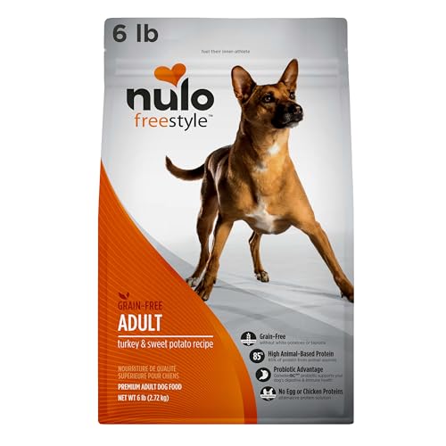 Nulo Freestyle Adult Dog Food, Premium All Natural Grain-Free Dry Small Kibble Dog Food, with BC30 Probiotic for Healthy Digestion, and High Animal-Based Protein with no Chicken or Egg Alternatives