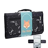 Wickelunterlage – tragbare Wickelunterlage für Babys, kompakte Wickelunterlage, wasserdicht, leichte Wickelstation, Duschgeschenke für Neugeborene