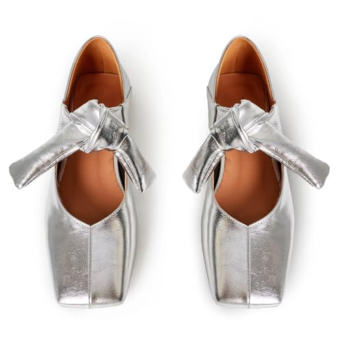 vimitty Women Fashion Classy Cute Flats Toe Daily Cozy Comfort Slip on Flat Shoes Ballet2