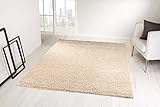 Taracarpet Shaggy Hochflor Langflor Teppich Trend beige 200x250 cm