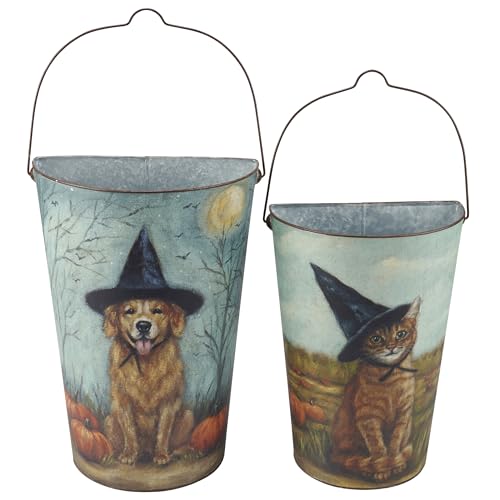 Primitives-by-Kathy-Wall-Bucket-Set-Spooky-Friends Primitives by Kathy Wall Bucket Set Spooky Friends
