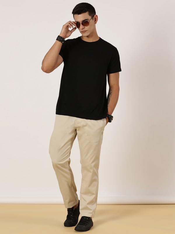 Image of BEEVEE Solid Lounge Wear Bottoms for Men