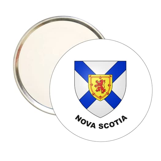 ROUND MIRROR. - NOVA SCOTIA HARMONIAL SHIELD - OF PROVINCES OF CANADA - CANADA