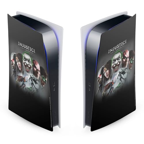 Autocollant PS5 Digital Injustice pour personnaliser votre coin gaming et salon de joueur