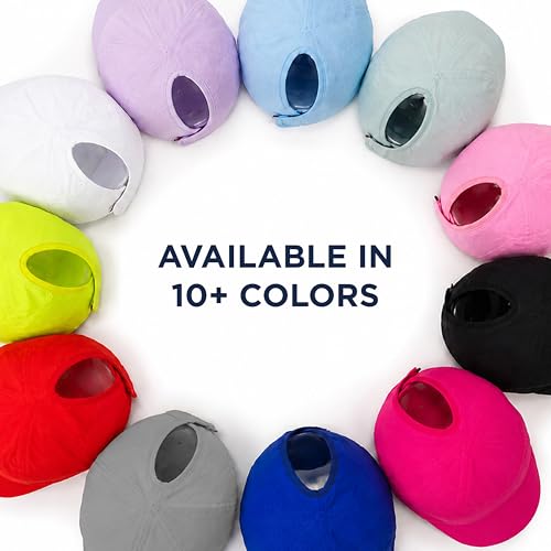 Image of Ponyflo Womens Active Open Back Ponytail Baseball Cap
