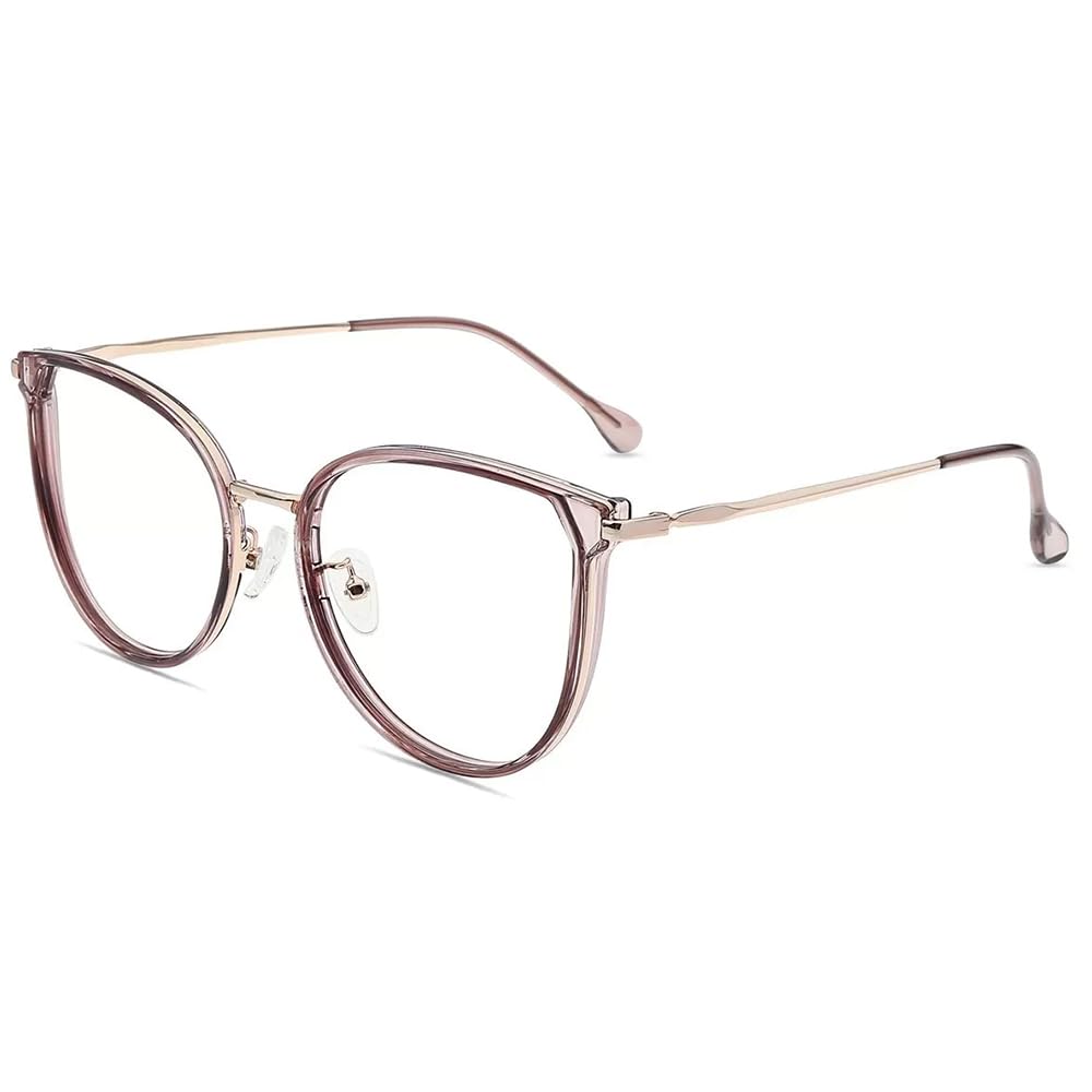 Firmoo Reading Glasses for Women/Men, 0.5 Strength Oversized Round Frame Computer Reading Glasses Men Reader Eyewear with Blue Light Blocking