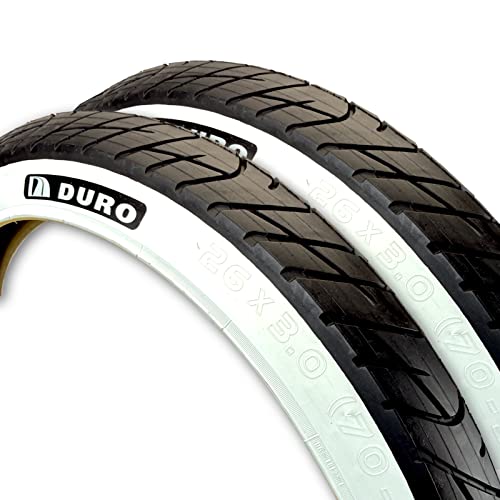 Duro 26x3.0 Whitewall Beach Bum Tires