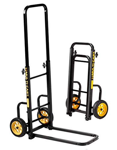 Rock-N-Roller RMH1 Mini-Handtruck with 200 lbs. Load Capacity, Black