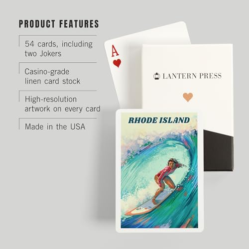 Baraja de cartas Póker Rhode Island Vitamin Sea 52 cartas miniatura 3