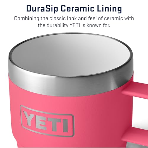 YETI Rambler 6 oz Stackable Mug, Stainless Steel, Vacuum Insulated Espresso/Coffee Mug, 2 Pack, Tropical Pink - image 3