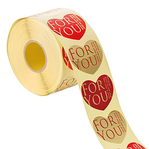 エレガントハートギフトロールシール-1(500枚) EG-1RS