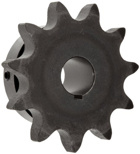 Martin Roller Chain Sprocket, Hardened Teeth, Bored-to-Size, Type B Hub, Single Strand, 80 Chain Size, 1