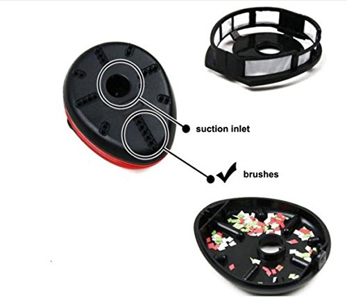 Image of Honbay Ladybug Shaped Portable Corner Desk Vacuum Cleaner Mini Cute Vacuum Cleaner Dust Sweeper