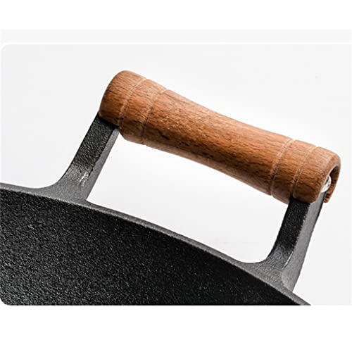 Wok de Hierro Fundido Tradicional Antiadherente miniatura 7