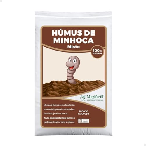 2kg Húmus de Minhoca Adubo 100% Orgânico