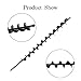 findmall Auger Drill Bit - 24 Inch Earth Auger Bit, 8mm Non-Slip Hex Shank, Yard Gardening Planting Corm, Post or Umbrella Hole Digger