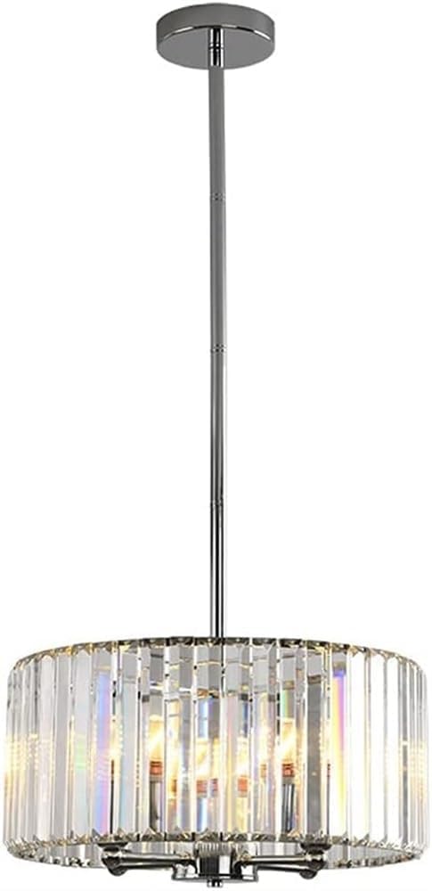 Lustre LED rond en cristal compact pour résoudre le manque de clarté