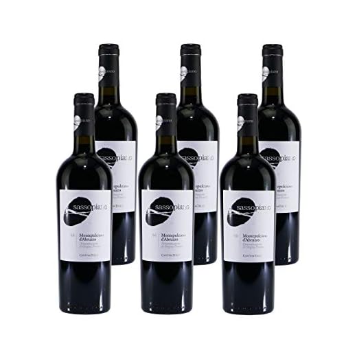 Sassopiano Montepulciano d'Abruzzo DOP Rotwein (6 x 0,75L)