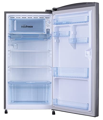 Image of Havells-Havells -LLOYD Refrigerator Appliance Single Door 200L 3 Star Fixed Speed Stainless Steel Glass GLDC213SSST2PB