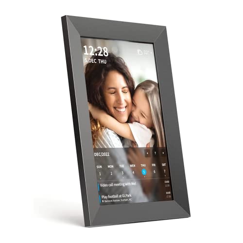 SyncGo Smart Wi-Fi Digital Calendar(Black) & Photo Frame –...