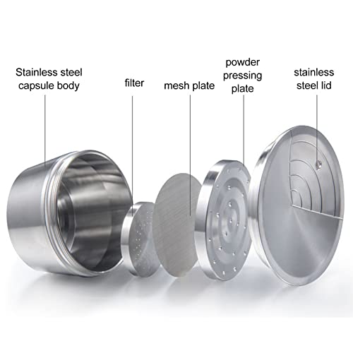 Capsules de café en acier inoxydable EDG DG325 stop aux déchets jetables