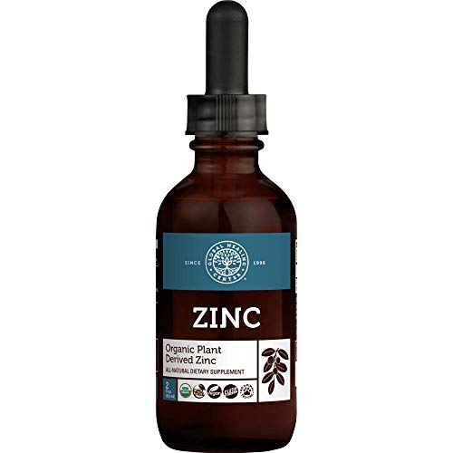 Global Healing Center Zinc, USDA Organic Liquid Plant Based Zinc from Guava Leaves