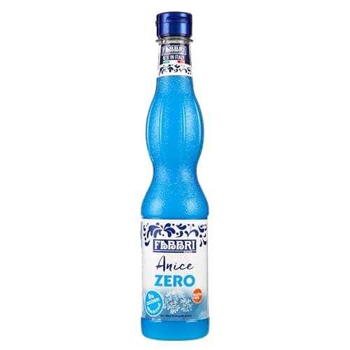 Fabbri Sirope de Anís Zero 560 ml Sin Azúcares Añadidos