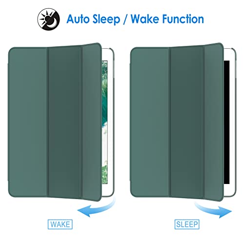 Image of JETech Case for iPad (9.7-Inch, 2018 /2017 Model, 6th /5th Generation), Smart Cover Auto Wake /Sleep (Misty Blue)