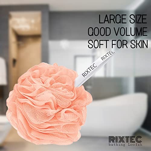 RIXTEC premium Bathing Round Loofah for Men and Women (MULTI COLOUR) (PACK OF 4) - Image 4