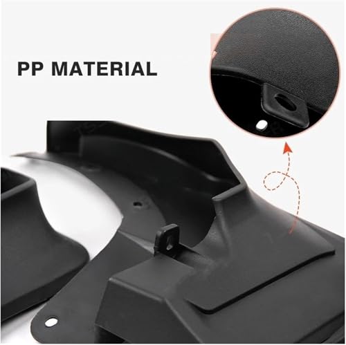 Guardabarros para Jeep Liberty modelos 2008 a 2012, juego de aletas protectoras de rueda 3