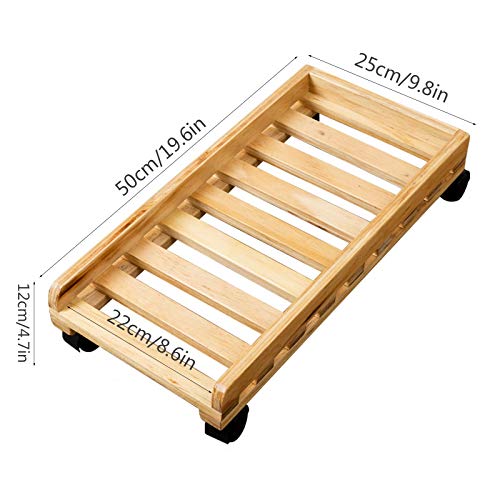 Soporte para CPU de escritorio Liudan con barandilla de tres lados y ruedas móviles para torre de procesador central miniatura 2