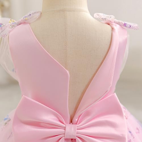 Baby Girls Butterfly Birthday Dress Baby Girl 3D Butterfly Princess Dress Photography Wedding Cake Crush4