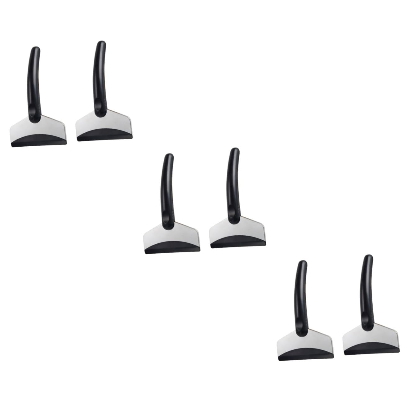 ibasenice 6 Pcs Snow Shovel Ice Scraper for Cars Truck Snow Remover Ice Crusher Ice Scraper Car Snow Removal Tool Windshield Stainless Spatula Ice Shovel Car Snow Broom Detachable Abs Frost