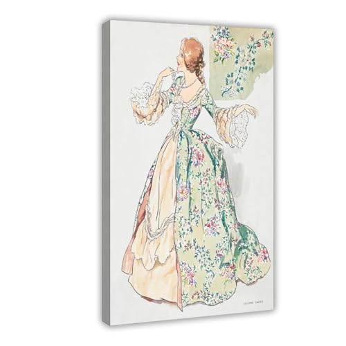Impression giclée sur toile mode édouardienne WCYB décoration murale vintage
