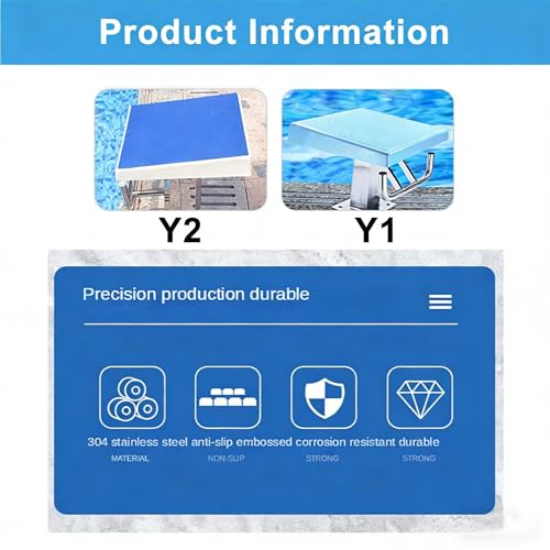 Plateforme de plongeon professionnelle robuste avec rambarde de sécurité