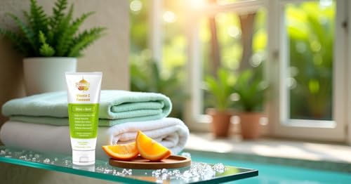 Image of PavitraPlus Vitamin C Face Wash for Glowing Skin and Skin Brightening with Niacinamide and Vitamin E for Dark Spots - Daily Cleanser for Women and Men, All Skin Types, 100ml