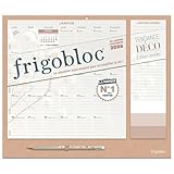 Frigobloc Mensuel 2026 Tendance déco Beige (de janv. à déc. 2026) - Edition 2025