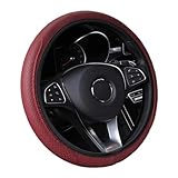 Cette housse de volant pour voiture de sport est fabriquée en fibre PU, finement travaillée, agréable au toucher, et sa fonction d'évacuation de la transpiration offre une meilleure prise en main.