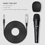 TONOR K1 Vocal Microphone for Singing, Dynamic Handheld Wired Karaoke Mic, Microfono with 5M XLR to 1/4" Cable, Compatible with Amp, Mixer, Suitable for Speech, Karaoke and Outdoor Activities - Image 4