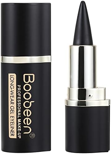 Boobeen Eyeliner Pencil - Black Eyeliner Pen Gel - Quick Drying Formula Eye Liner - Waterproof Smudge-proof All Day Eyeliner Makeup - Long Lasting Create Statement Eye Look