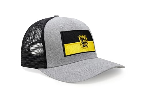 Image of International Tie State Hat for Men and Women, Adjustable Snapback Trucker Baseball Cap with Embroidered Patch