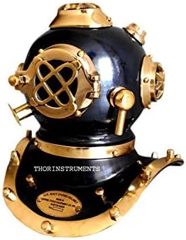 Collectibles Morse U.S Navy Diving Helmet Solid Brass & Iron Rustic Vintage Home Decor Gifts