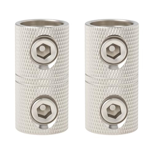AS Axis Spindleon 2 Pièces de Connecteurs pour Câble de Batterie Automobile 10 X 13 Mm pour Ligne 0-2 AWG en Cuivre Pur Nickelé.