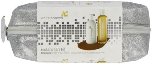 Whitetobrown Instant Tan Kit Includes Instant Tan, Bodywash and Application Mitt