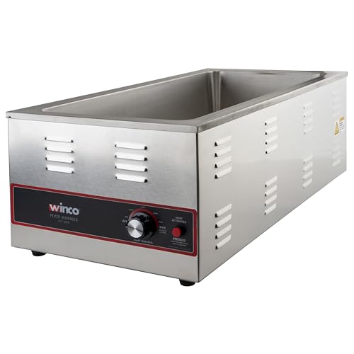 Winco Electric Portable Food Pan Warmer, 1500 W, 120V, 4/3 Size